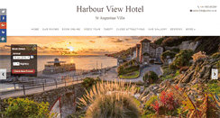 Desktop Screenshot of harbourviewhotel.co.uk