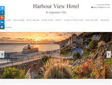 Tablet Screenshot of harbourviewhotel.co.uk